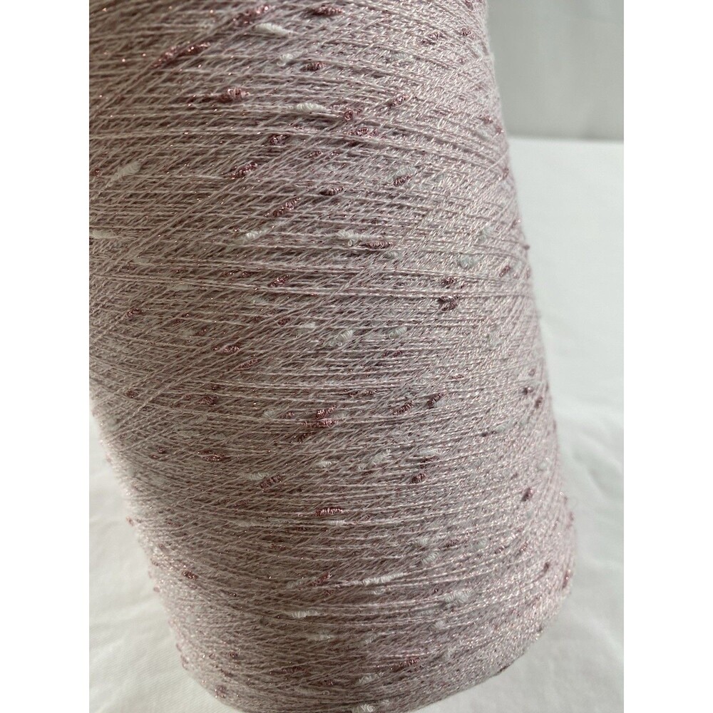 Fancy Cone Yarn Spool Yarn Pink Slub Super Fine 780g Net Weight #718
